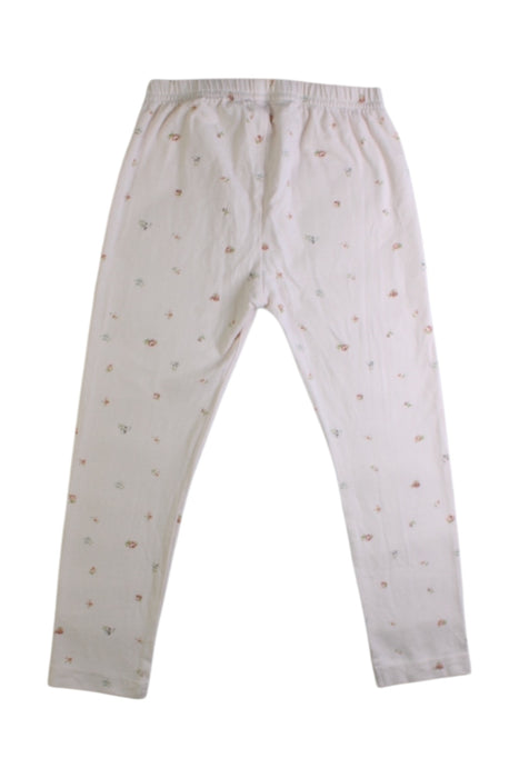 A White Leggings from Jamie Kay in size 5T for girl. (Back View)