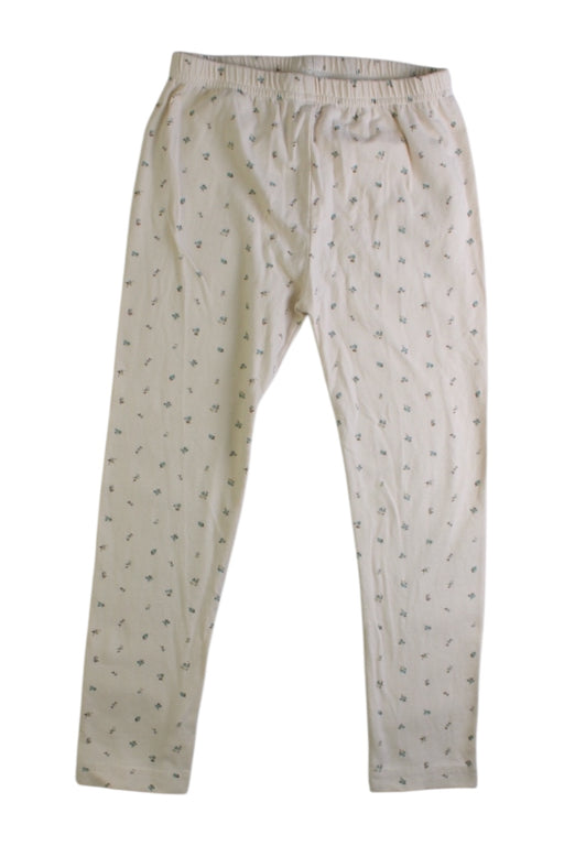 A White Leggings from Jamie Kay in size 5T for girl. (Front View)