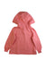 A Pink Hooded Sweatshirts from Nanos in size 5T for girl. (Back View)