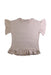 A Beige Short Sleeve Tops from Jamie Kay in size 4T for girl. (Front View)