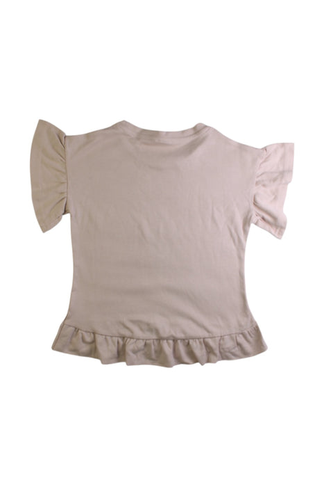 A Beige Short Sleeve Tops from Jamie Kay in size 4T for girl. (Back View)