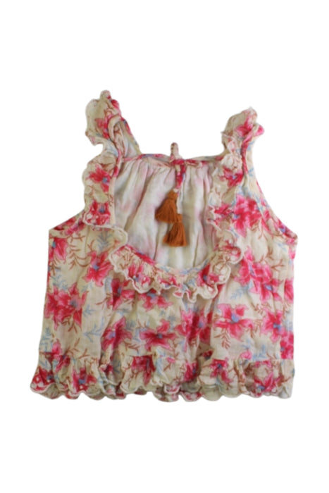 A Multicolour Sleeveless Tops from Louise Misha in size 4T for girl. (Back View)