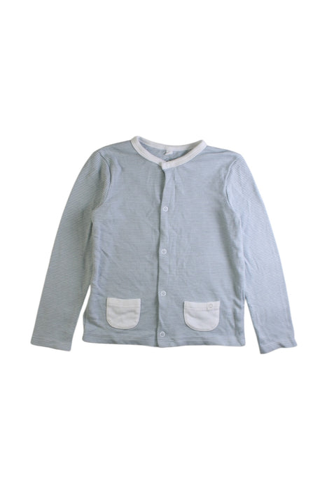 A Blue Cardigans from Mori in size 2T for boy. (Front View)