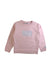 A Pink Crewneck Sweatshirts from Marithé & Francois Girbaud in size 5T for girl. (Front View)
