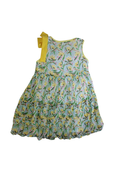 A Multicolour Sleeveless Dresses from Momonittu in size 8Y for girl. (Back View)