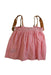 A Pink Sleeveless Tops from Emile et Ida in size 6T for girl. (Back View)