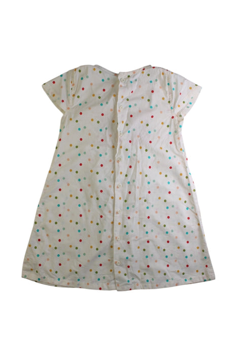 A Multicolour Sleeveless Dresses from Little Green Radicals in size 4T for girl. (Back View)