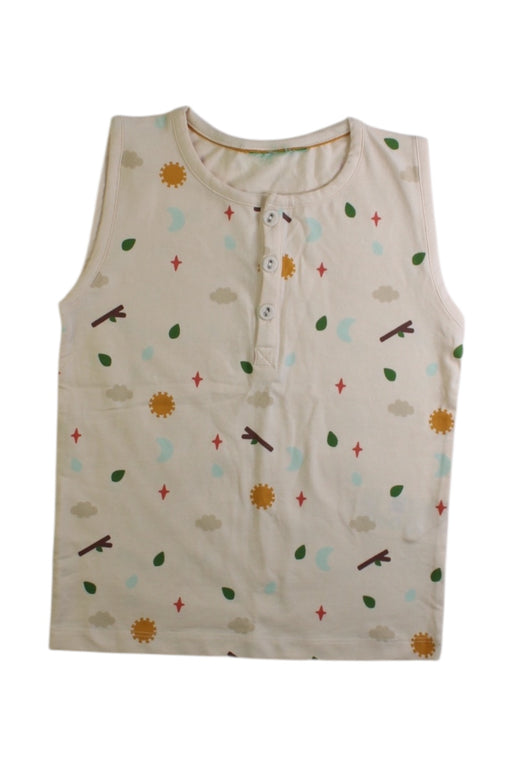 A Multicolour Sleeveless Shirts from Little Green Radicals in size 5T for neutral. (Front View)