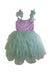 A Green Sleeveless Dresses from Tutu Du Monde in size 6T for girl. (Back View)
