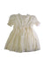 A Ivory Short Sleeve Dresses from Rylee + Cru in size 6T for girl. (Back View)