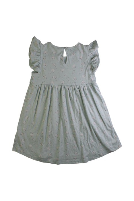 A Green Sleeveless Dresses from Jamie Kay in size 5T for girl. (Back View)