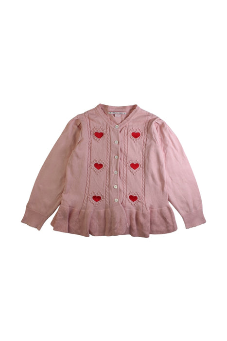 A Pink Cardigans from Konges Sløjd in size 5T for girl. (Front View)