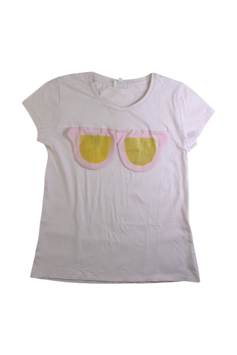 A White Short Sleeve T Shirts from Seed in size 10Y for girl. (Front View)