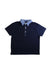 A Navy Short Sleeve Polos from Nicholas & Bears in size 6T for boy. (Front View)