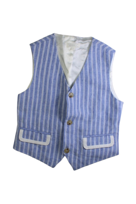 A Blue Dress Up Vests from Nicholas & Bears in size 6T for boy. (Front View)