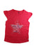 A Red Sleeveless Tops from La Compagnie des Petits in size 8Y for girl. (Front View)
