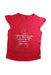 A Red Sleeveless Tops from La Compagnie des Petits in size 8Y for girl. (Front View)