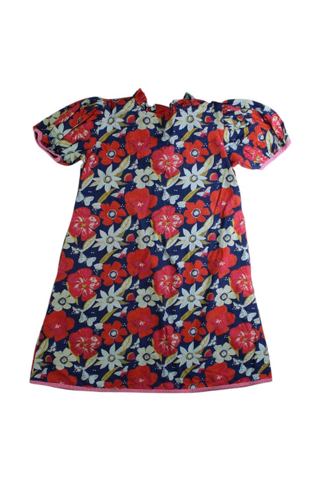 A Multicolour Short Sleeve Dresses from Fabindia in size 4T for girl. (Back View)