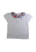 A Multicolour Sleeveless Tops from Jacadi in size 6T for girl. (Front View)