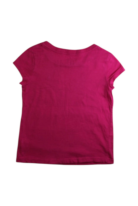A Pink Short Sleeve T Shirts from Polo Ralph Lauren in size 4T for girl. (Back View)