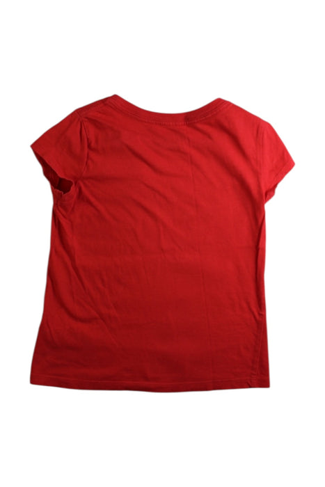 A Red Short Sleeve T Shirts from Polo Ralph Lauren in size 5T for girl. (Back View)