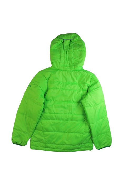 A Green Puffer/Quilted Coats & Outerwear from Columbia in size 8Y for boy. (Back View)