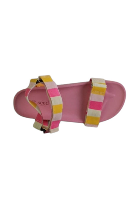 A Multicolour Sandals from Seed in size 7Y for girl. (Front View)
