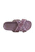 A Pink Sandals from Crewcuts in size 7Y for girl. (Front View)
