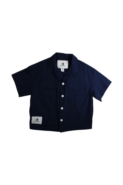 A Navy Short Sleeve T Shirts from Converse in size 5T for boy. (Front View)