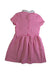 A Pink Short Sleeve Dresses from Polo Ralph Lauren in size 6T for girl. (Back View)