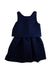 A Navy Sleeveless Dresses from Polo Ralph Lauren in size 5T for girl. (Front View)