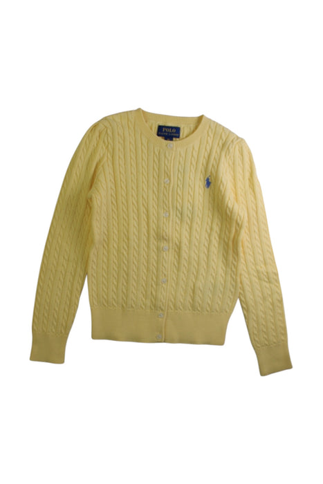 A Yellow Cardigans from Polo Ralph Lauren in size 6T for girl. (Front View)