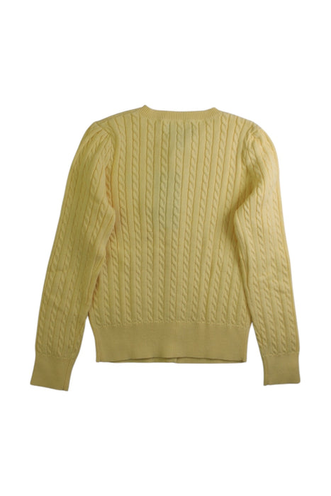 A Yellow Cardigans from Polo Ralph Lauren in size 6T for girl. (Back View)