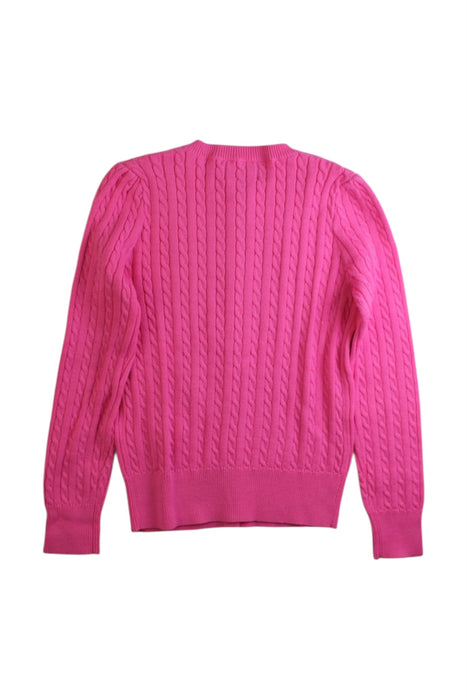 A Pink Cardigans from Polo Ralph Lauren in size 6T for girl. (Back View)