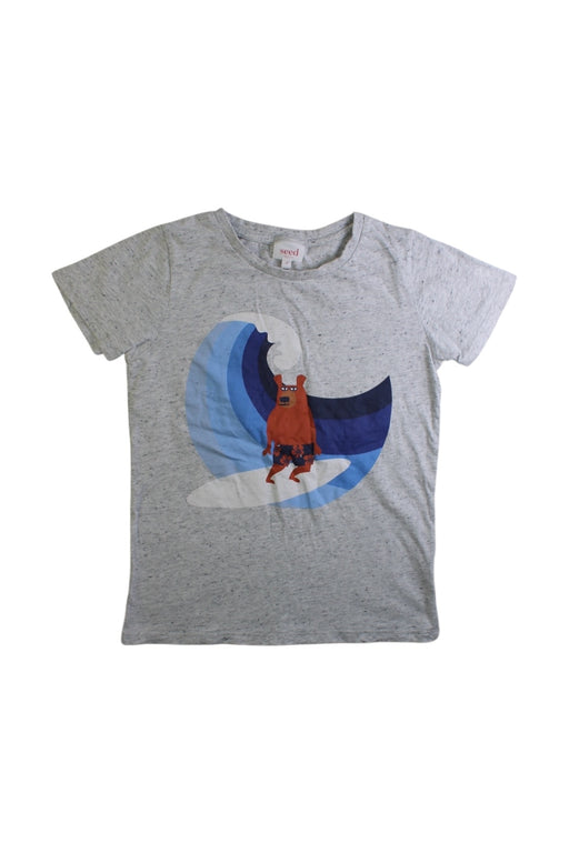 A Grey Short Sleeve T Shirts from Seed in size 8Y for boy. (Front View)