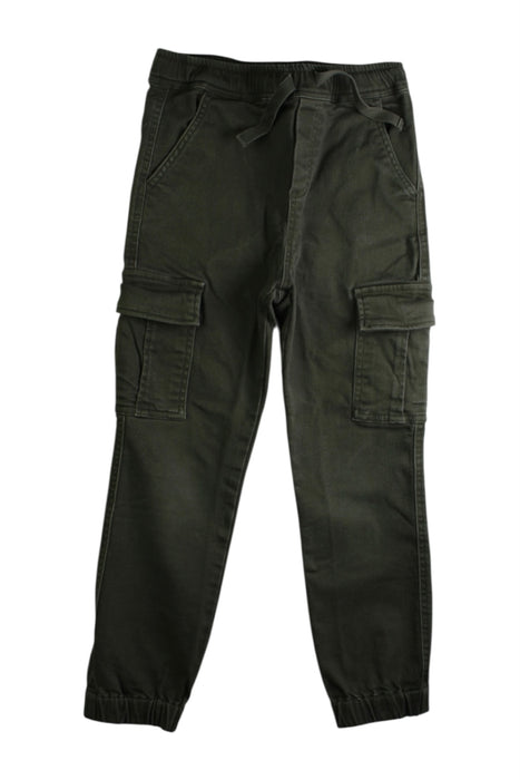 A Green Casual Pants from Seed in size 7Y for boy. (Front View)