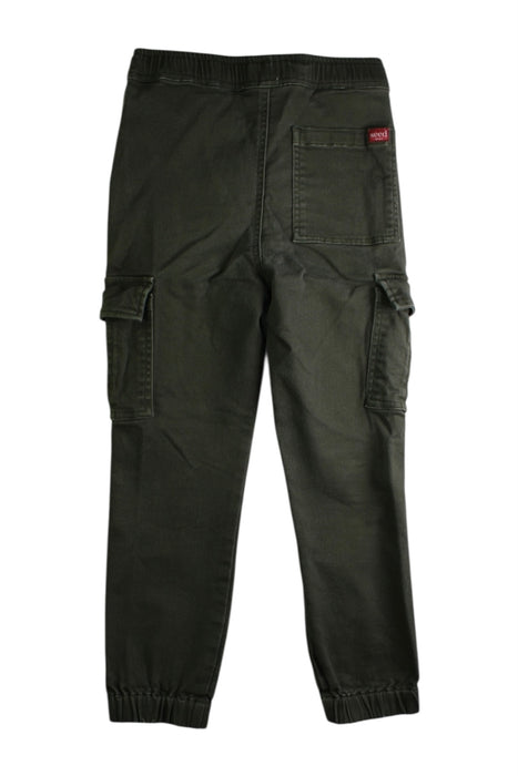 A Green Casual Pants from Seed in size 7Y for boy. (Back View)