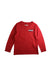A Red Long Sleeve T Shirts from Abercrombie & Fitch in size 5T for boy. (Front View)