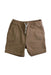 A Brown Shorts from Seed in size 7Y for boy. (Front View)