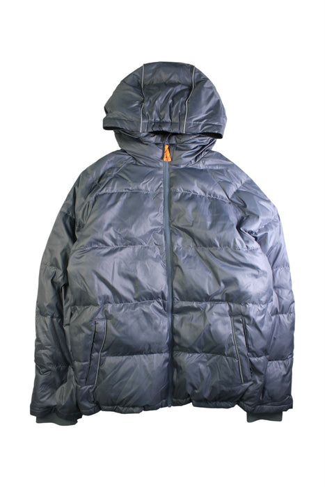 A Blue Puffer/Quilted Coats & Outerwear from Crewcuts in size 14Y for boy. (Front View)