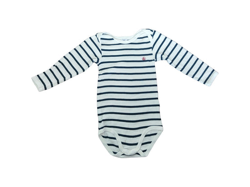 A White Long Sleeve Bodysuits from Petit Bateau in size 18-24M for neutral. (Front View)
