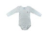 A White Long Sleeve Bodysuits from Petit Bateau in size 18-24M for neutral. (Front View)