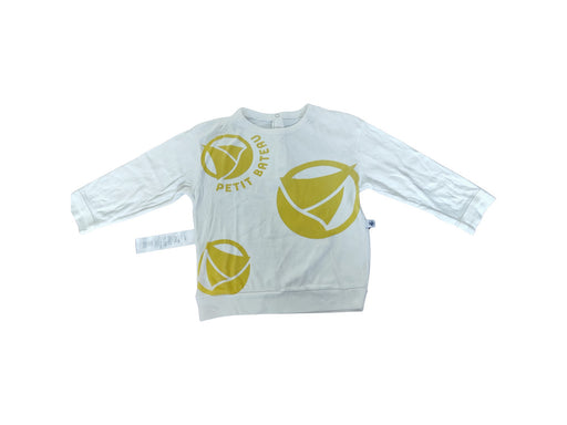 A White Long Sleeve Tops from Petit Bateau in size 3T for neutral. (Front View)