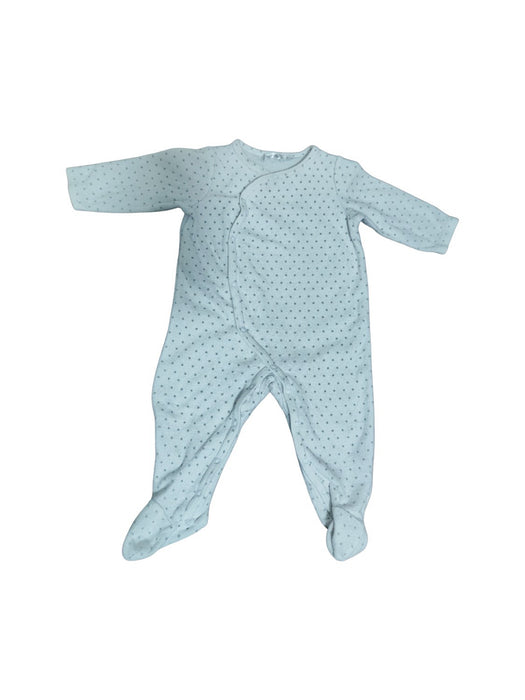 A Blue Onesies from Bout'Chou in size 3-6M for neutral. (Front View)