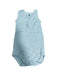 A Grey Sleeveless Bodysuits from Petit Bateau in size 6-12M for neutral. (Front View)