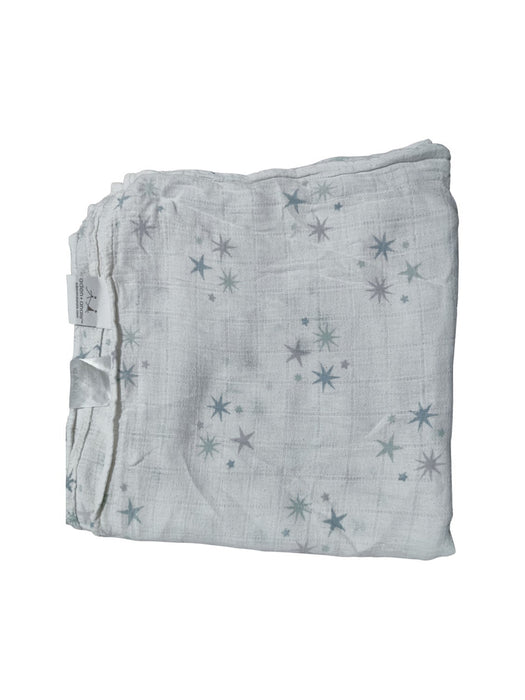 A White Swaddles from Aden & Anais in size O/S for neutral. (Front View)