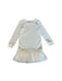 A White Long Sleeve Dresses from Polo Ralph Lauren in size 6T for girl. (Back View)