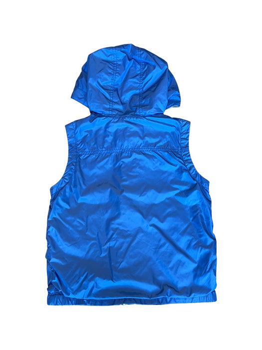 A Blue Outerwear Vests from Moncler in size 8Y for boy. (Back View)