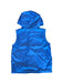 A Blue Outerwear Vests from Moncler in size 8Y for boy. (Back View)