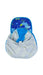 A Blue Sun Hats from TYR in size 12-18M for neutral. (Back View)